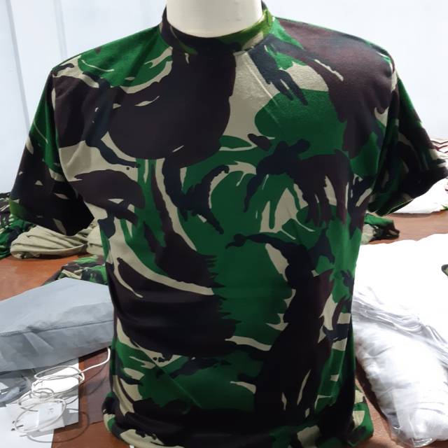 Jual Kaos loreng TNI (Tentara Nasional Indonesia) Bahan Malvinas PE ...