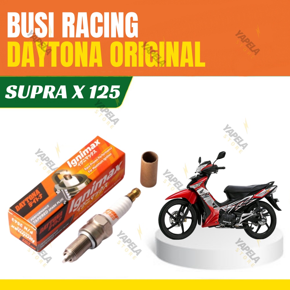 Jual busi racing supra x 125 iridium daytona original 3389 | Shopee ...