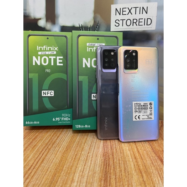 Jual INFINIX NOTE 10 PRO 8/128 6/64 Second Fullset | Shopee Indonesia