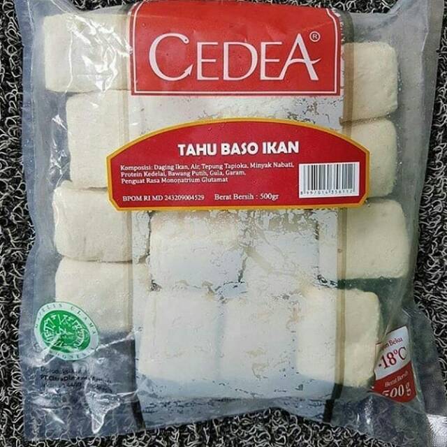 Jual Cedea Tahu Baso Ikan 500gr Makanan Beku Frozen Food Shopee Indonesia