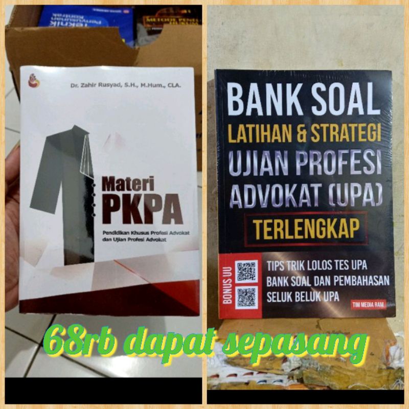 Jual MATERI PKPA DAN BANK SOAL LATIHAN STRATEGI UJIAN PROFESI ADVOKAT ...