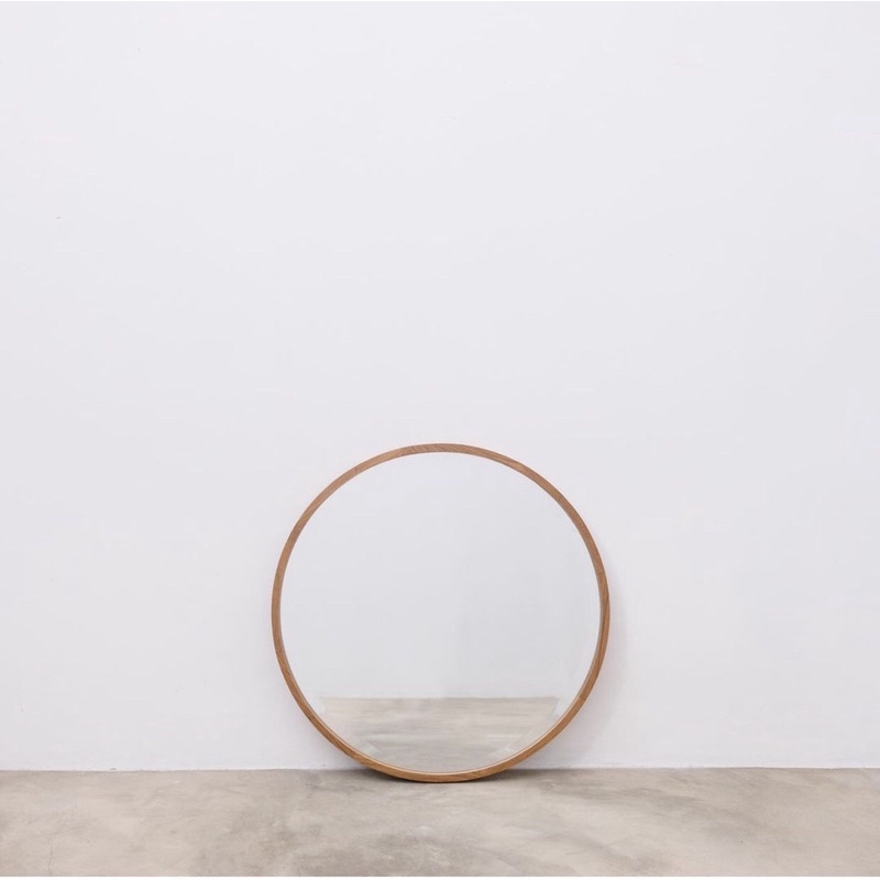 Jual KACA HIAS BULAT / ROUND MIRROR NATURAL / BLACK / GOLD URBINO ...