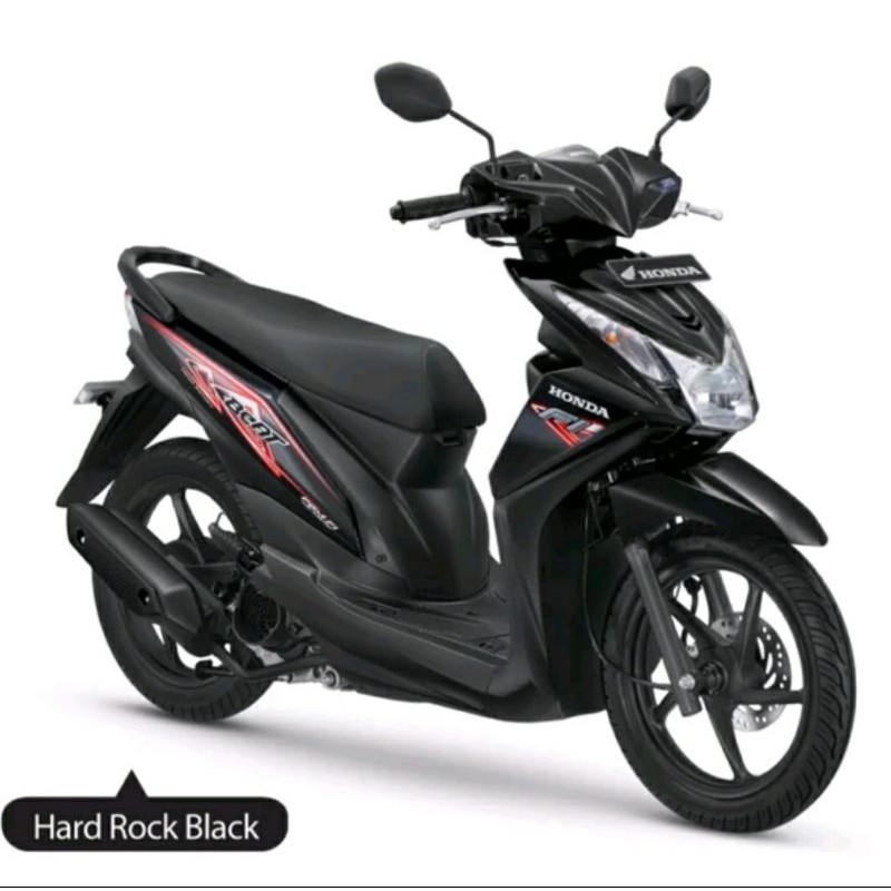 Jual Stiker Sticker Striping Stripping Honda Beat Fi Cw Hitam