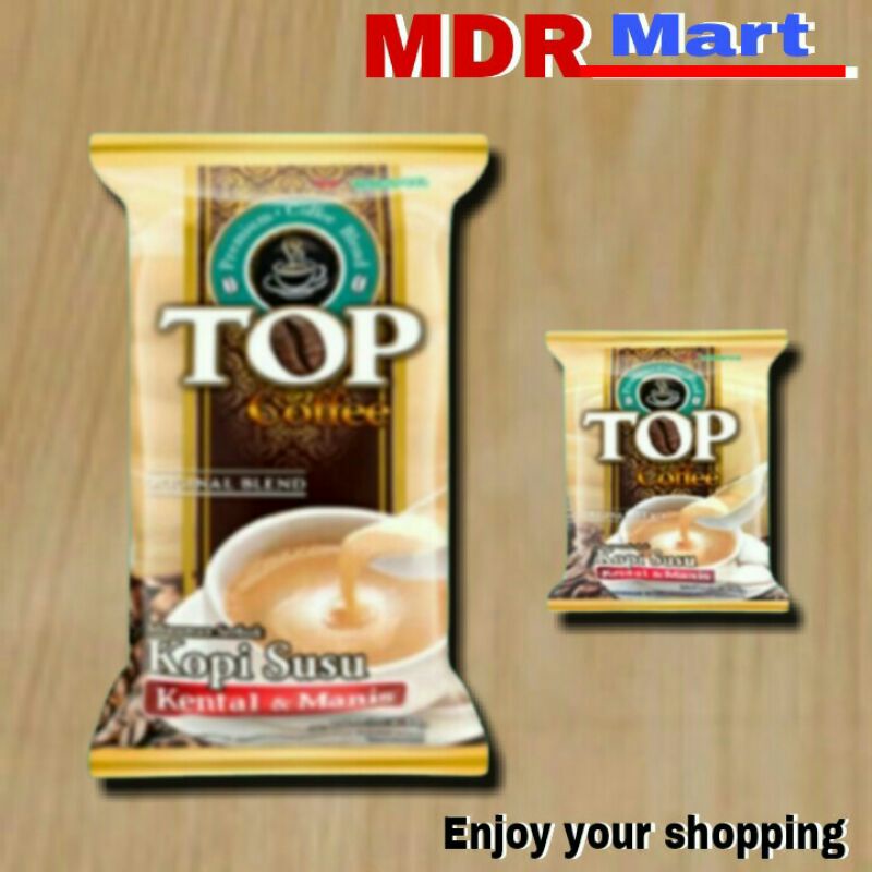 Jual Top Kopi Susu Kental Manis Renceng Isi 10 Sachet 22gr Shopee Indonesia 