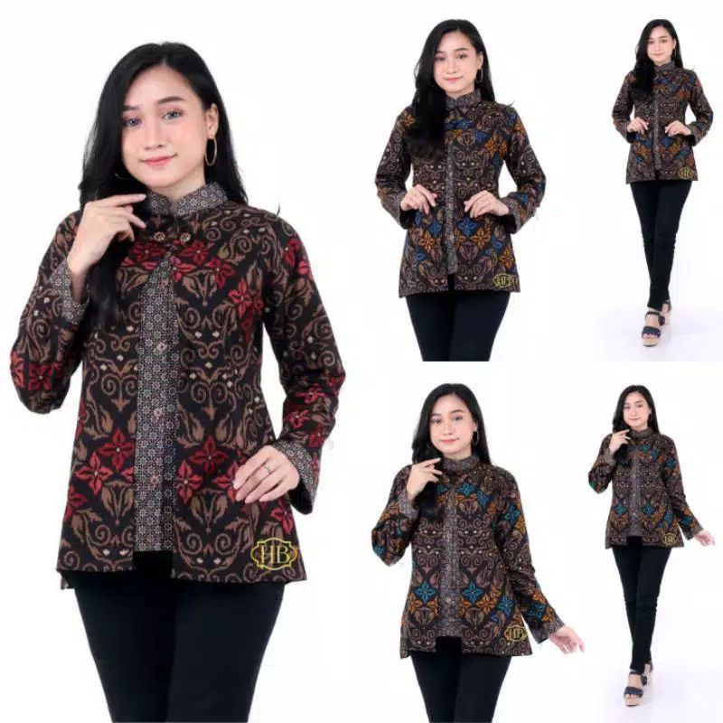 Jual Baju Batik Wanita | Atasan Batik Wanita | Blouse Batik Wanita ...