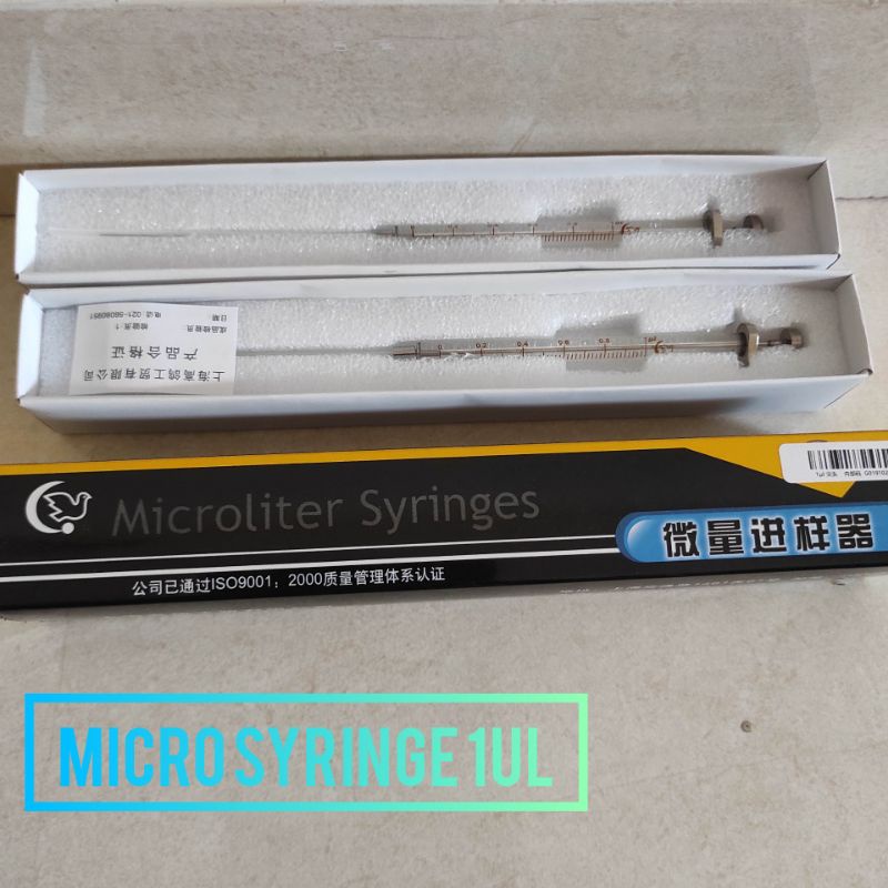 Jual Microliter syringe / Microsyringe Injector 1ul Gas Chromatografi ...