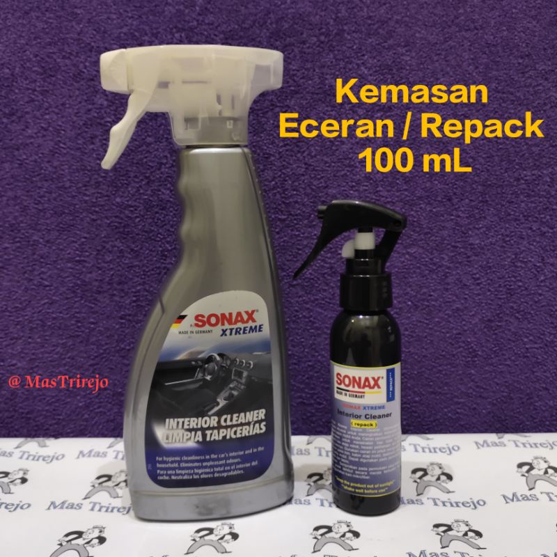 Jual Sonax Xtreme Interior Cleaner, Kemasan ECERAN / REPACK 100 ML ...