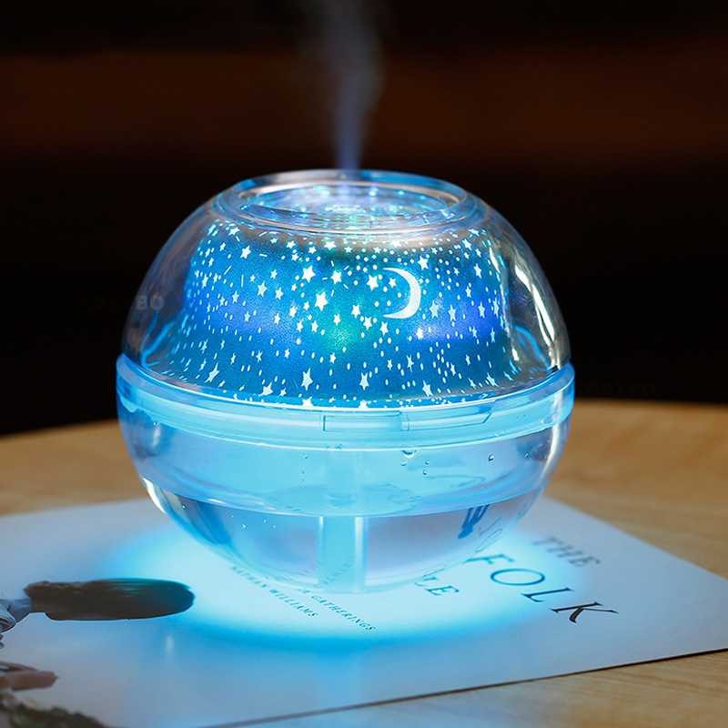 Jual Taffware HUMI Humidifier LED Night Projection Lamp 500ml - HUMI ...