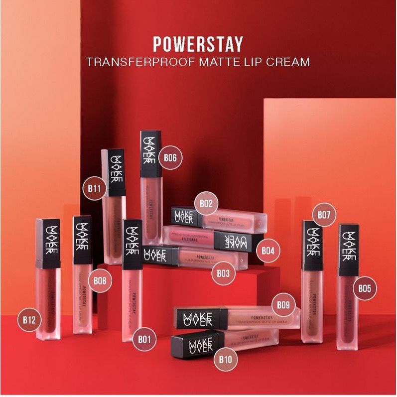 Jual MAKE OVER Powerstay Transferproof Matte Lip Cream 7 g - Lip Cream ...