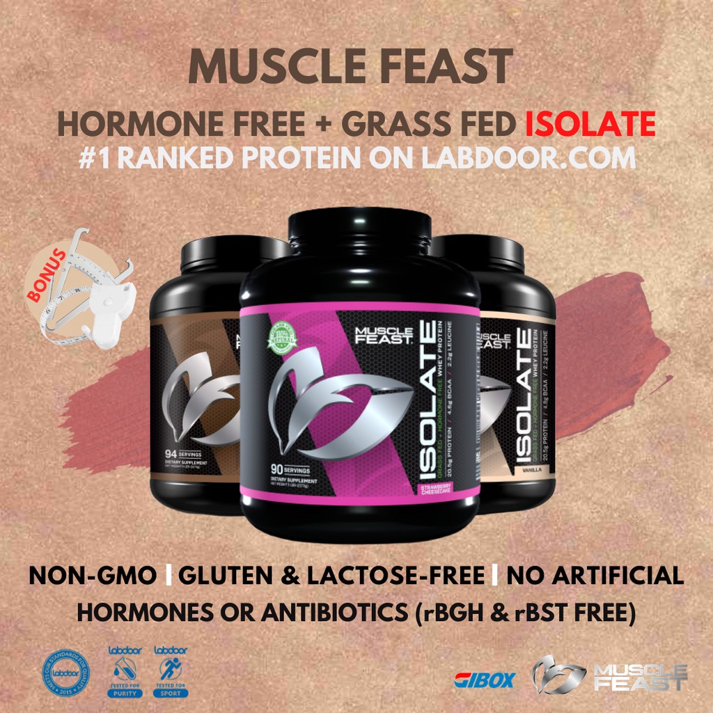 Jual Muscle Feast Hormone Free Grass Fed Whey Protein Isolate | Shopee ...
