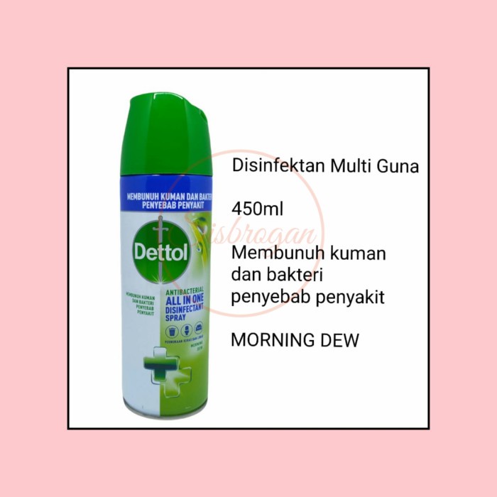 Jual ContactCleaner Dettol Disinfectant Spray 450 Ml Anti Bacterial