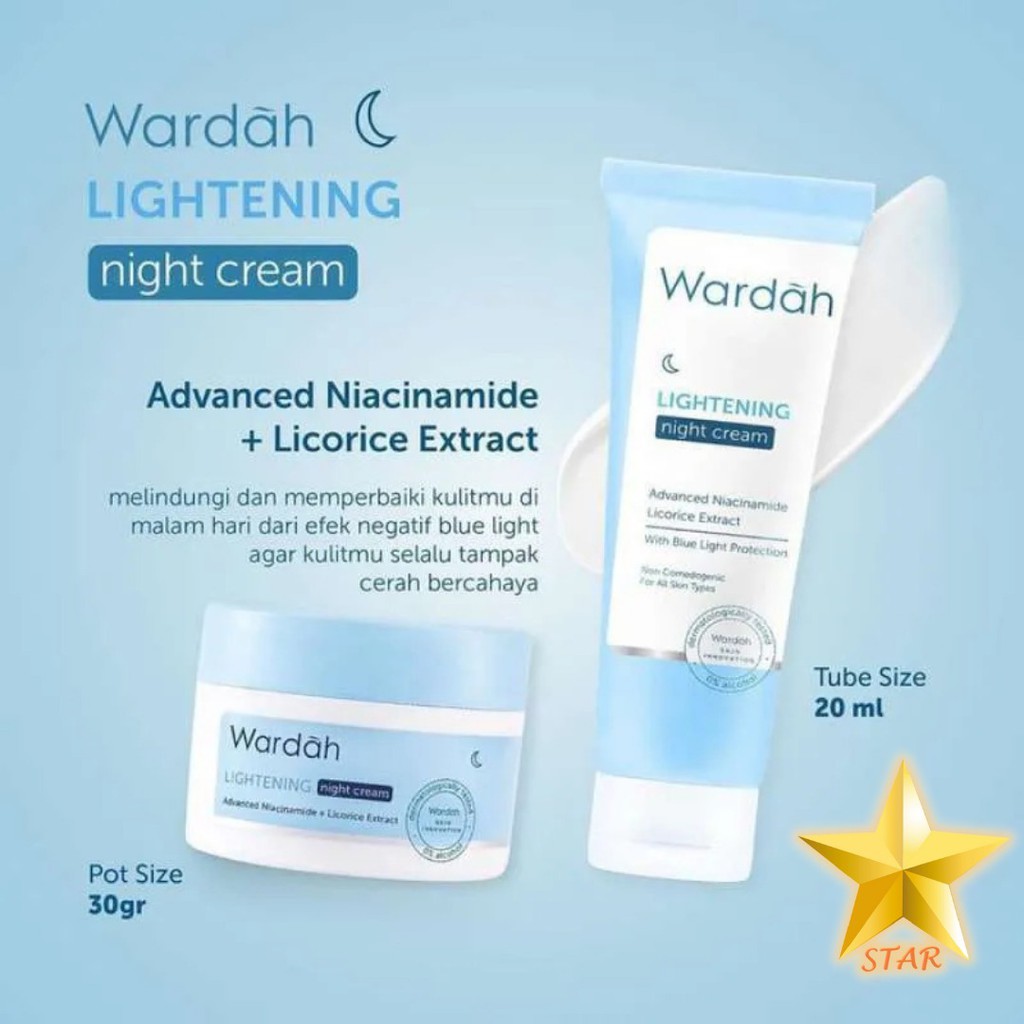 Jual ORIGINAL Wardah Pot Lightening Day Cream and Night Cream Step 2