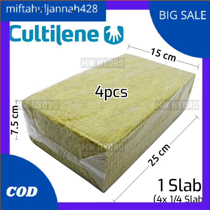 Jual Media Tanam Hidroponik Rockwool Cultilene Shopee Indonesia