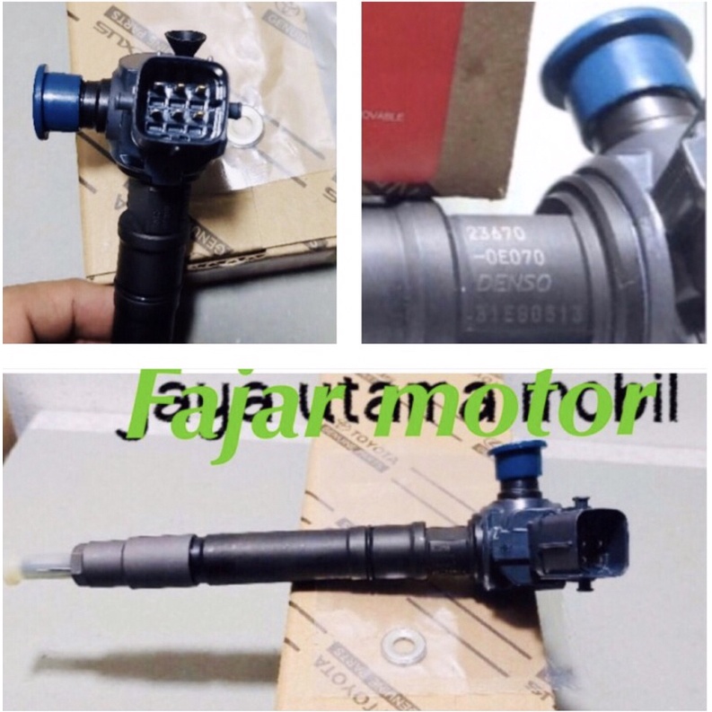 Jual Nozzle injector nozel injektor 6socket toyota hilux revo new 2021 ...