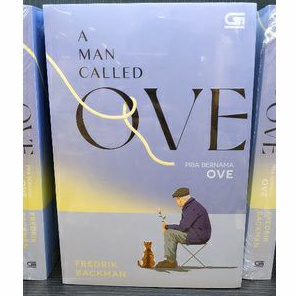 A book titled 'A Man Called Ove' by Fredrik Backman displayed for sale.