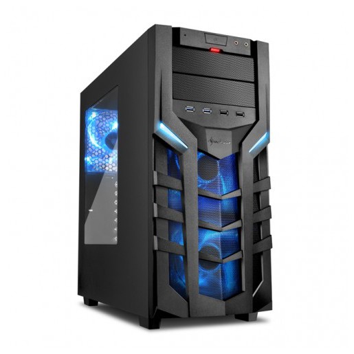 Jual Sharkoon Casing PC ATX DG7000 Blue Fan / LED | Shopee Indonesia