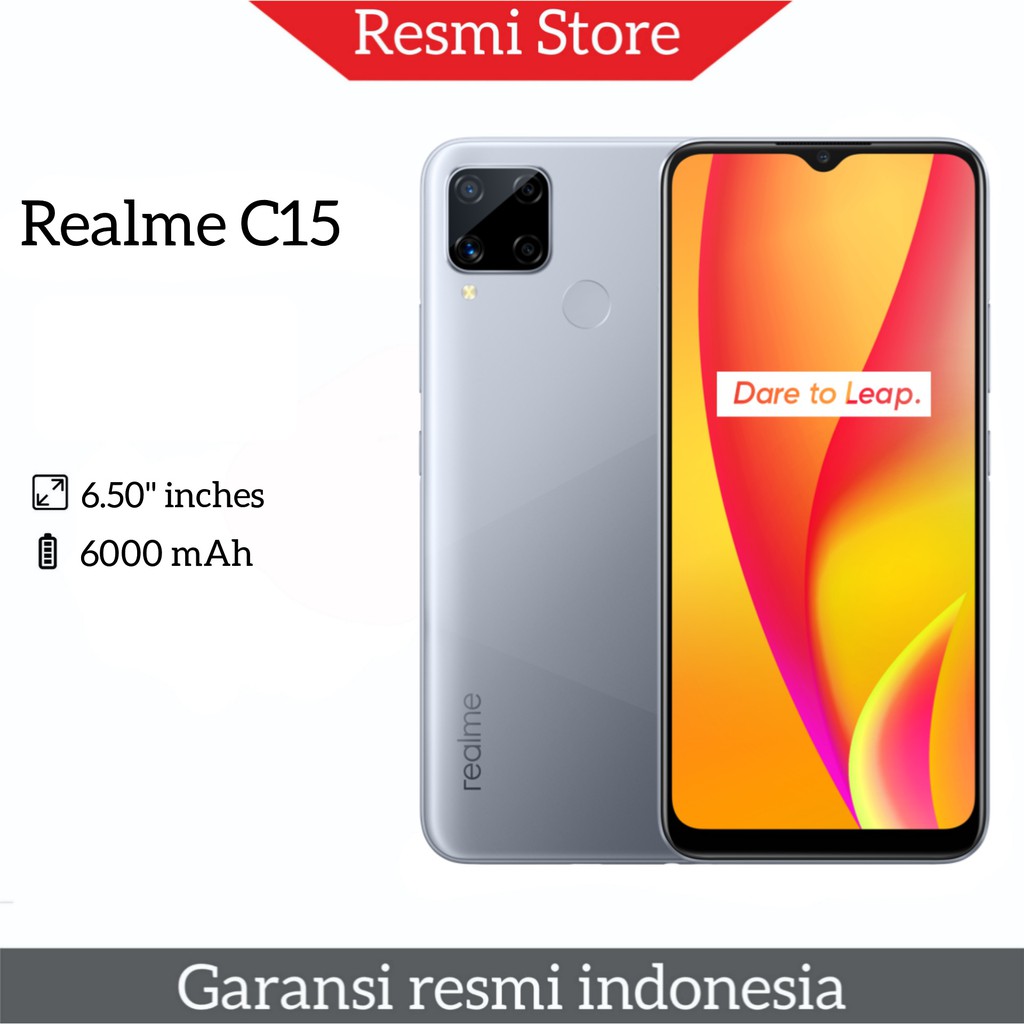Jual REALME C15 RAM 4/64GB NEW BNIB | Shopee Indonesia