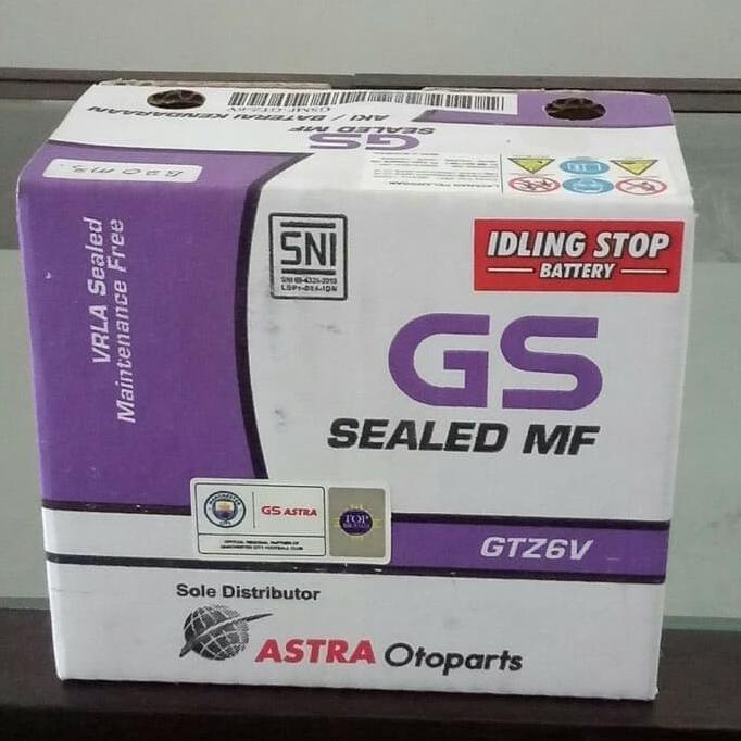 Jual HARGA MENARIK ! AKI MOTOR HONDA VARIO 125 CC GS ASTRA GTZ6V