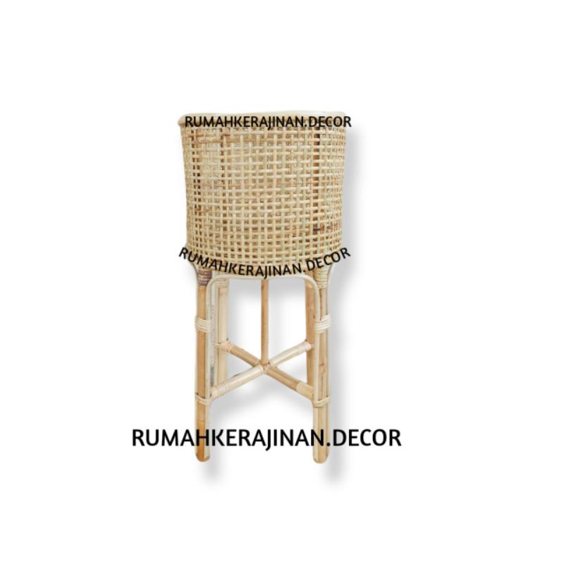 Jual standing pot rotan webbing/ standplanter kotak / standing pot kaki ...