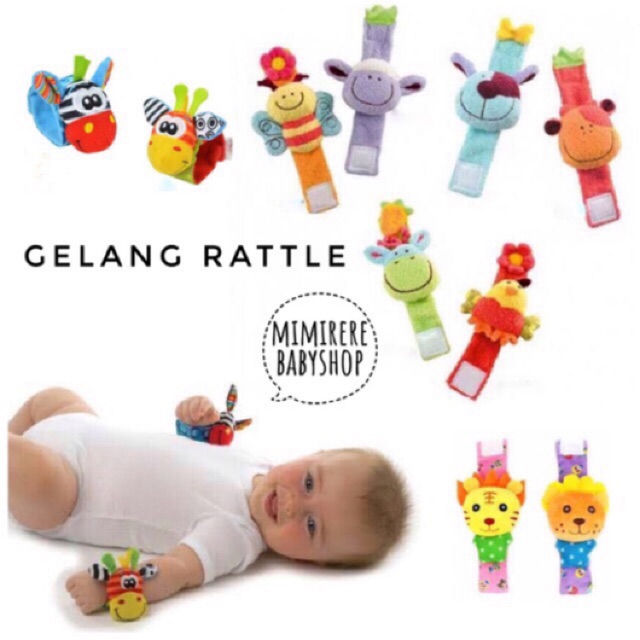 Jual Gelang Rattle Boneka Animal Happy Monkey Sozzy | Shopee Indonesia