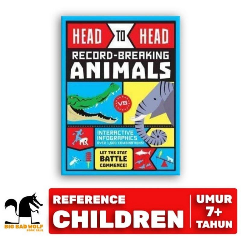 Jual head to head record breaking animals bbw buku Shopee Indonesia