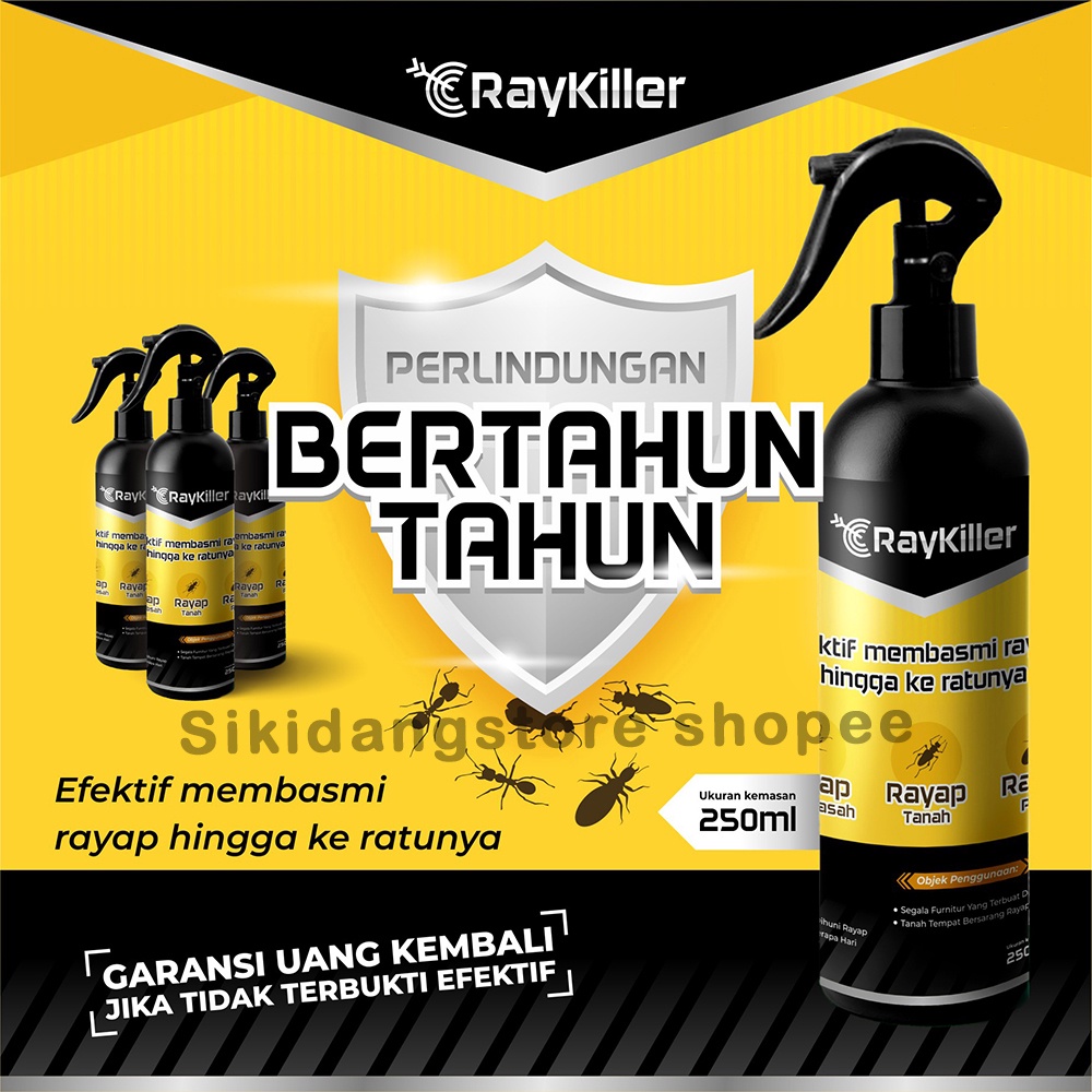 Jual RayKiller Obat Pembasmi Rayap Khusus Furnitur Rumah Original ...