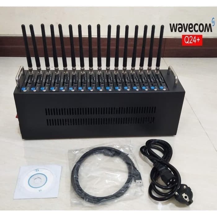 Jual Modem Pool 16 Port Wavecom Q24 Q24 PLUS Slim murah | Shopee Indonesia