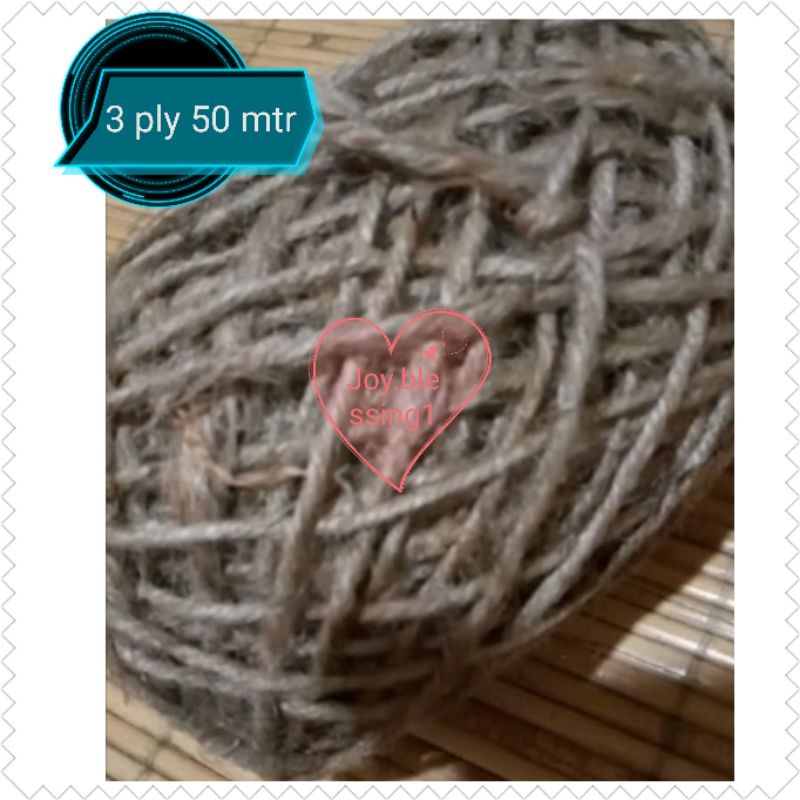 Jual Tali Rami Tali Goni Roll 50 Mtr 2 Ply 3 Ply 4 Ply 8 Ply Shopee