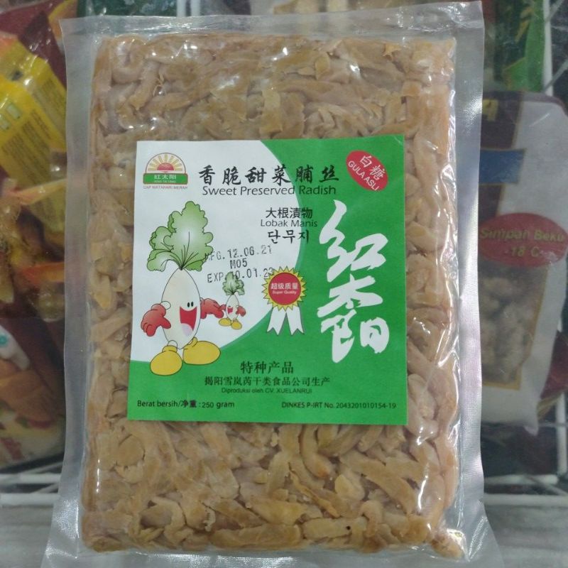 Jual Hong Tai Yang Lobak Manis 250g | Shopee Indonesia
