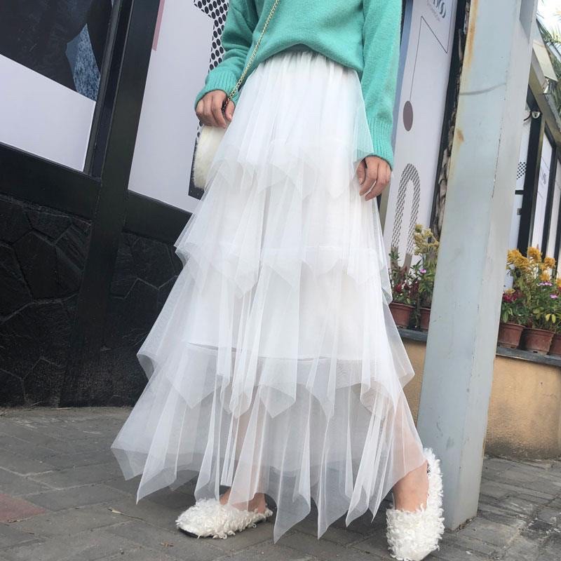 Jual Korean Pointed Cake Tutu 4 Layer Skirt Premium 9619 ( Rok Tutu 4 ...