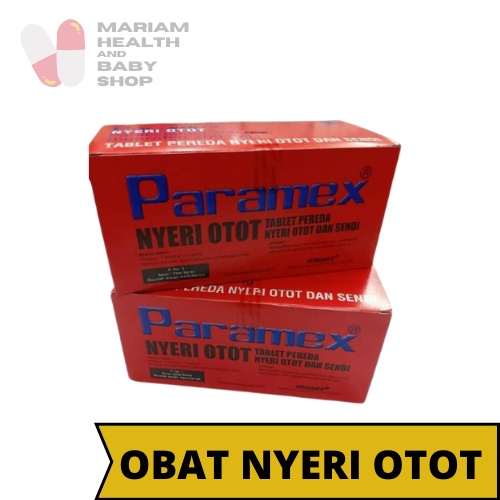 Jual Paramex Nyeri Otot Box Isi 100 Tablet / Paramek Merah / Obat Nyeri