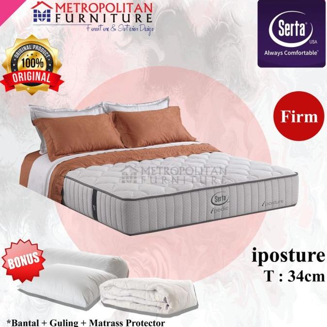 Jual KASUR SPRINGBED SERTA IPOSTURE SPRING BED MATRAS DG61464EZ ...