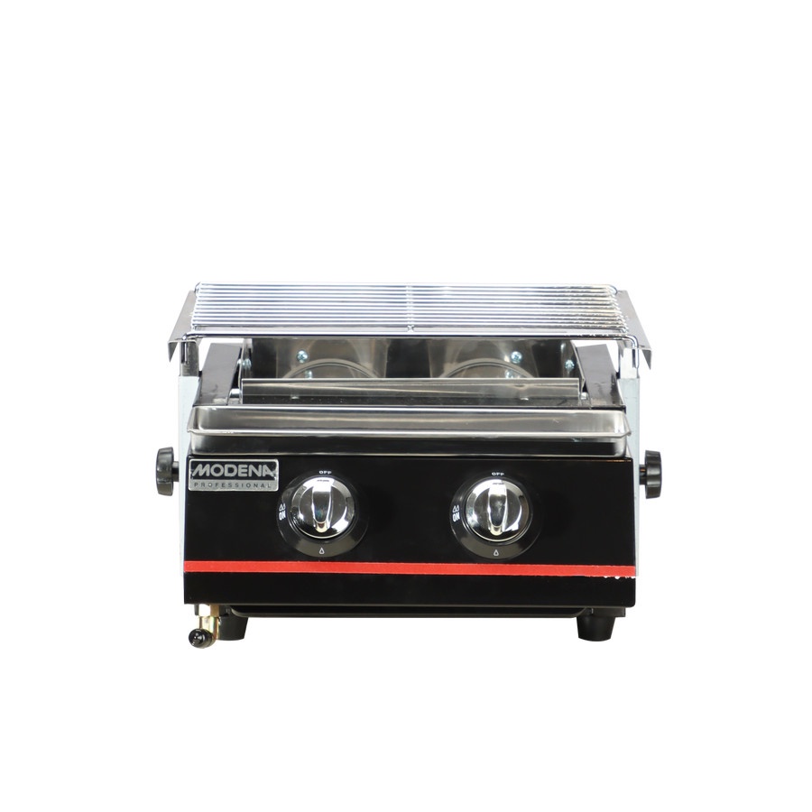 Jual MODENA Professional Gas BBQ Burner 2 Burner Quartz - BB 2500 GQBK ...