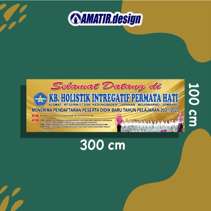 Jual BANNER PPDB PAUD (100x300 cm) | Shopee Indonesia