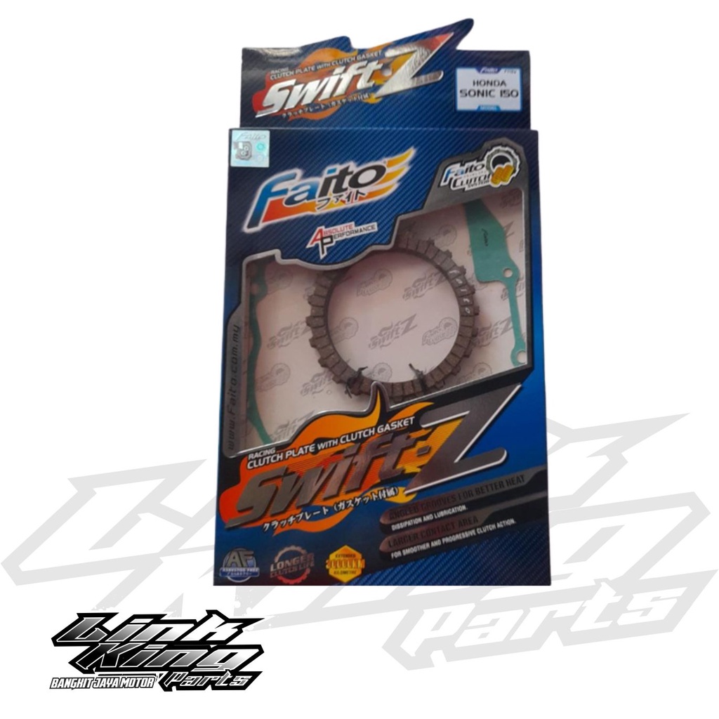 Jual KAMPAS KOPLING FAITO RACING HONDA SONIC 150 R CLUTCH DISC FAITO ...