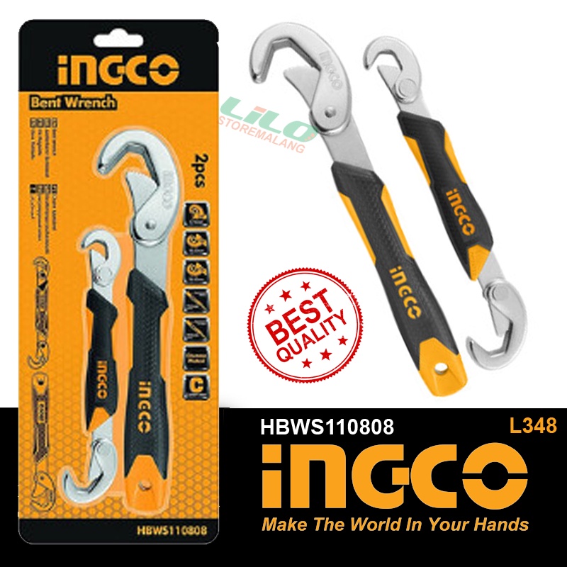Jual Snap N And Grip Kunci Inggris Serbaguna Magic Bent Wrench Ingco