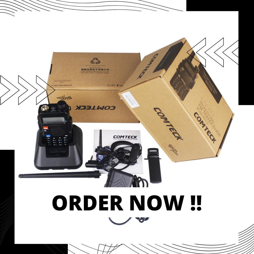 Jual HT Comteck UV-5R VHF UHF Radio Handy Talkie | Shopee Indonesia