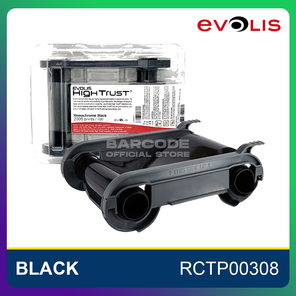 Jual RIBBON EVOLIS PRIMACY 308 MONOCHROME BLACK 2000 SISI ( PN ...