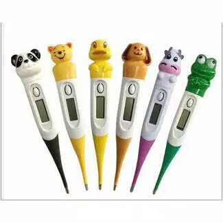 Jual Termometer Thermometer Digital Elastis Anak Karakter Kartun Animal ...