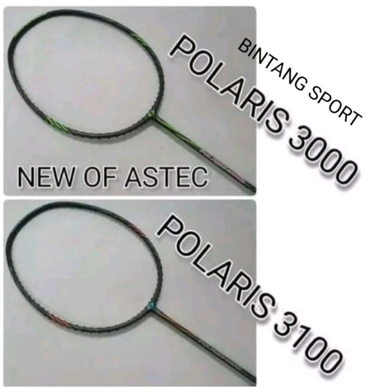 Jual RAKET BADMINTON MURAH ASTEC POLARIS 3000&3100 ORIGINAL 100% ...