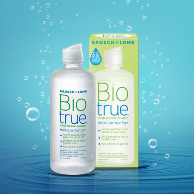 Jual Bio True Cairan Pembersih Softlens Premium 60ml & 300ml | Shopee ...