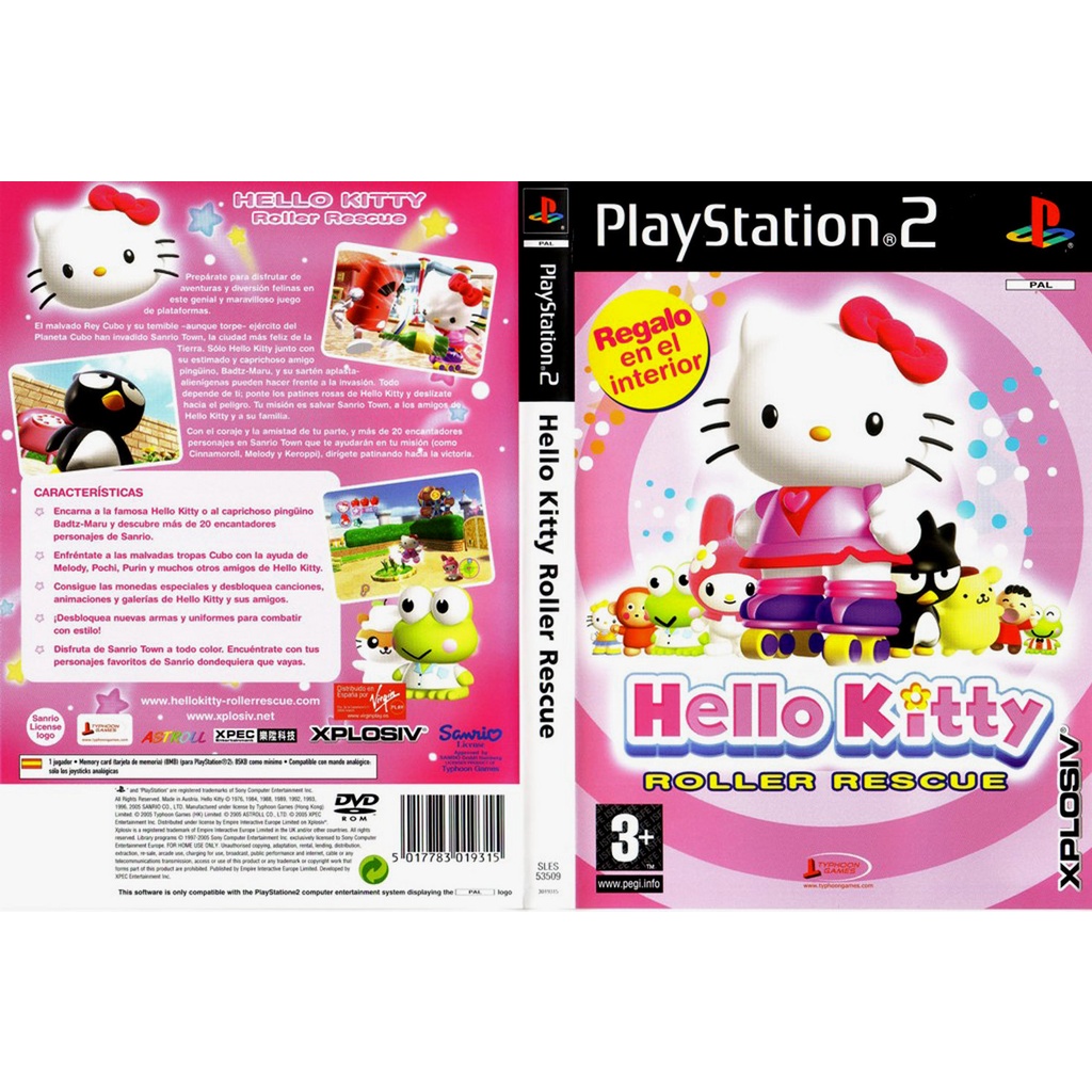 Jual Kaset Ps2 Game Hello Kitty - Roller Rescue | Shopee Indonesia