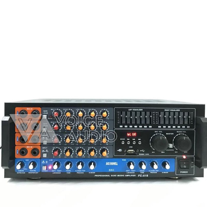 Jual POWER AMPLIFIER JACK RODWELL A18 AMPLI A18 KARAOKE Shopee Indonesia