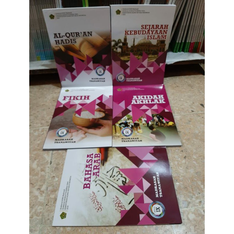 Jual Buku Siswa Kls 9 MTS, Fikih, SKI, Bahasa Arab, Al-Qur'an Hadits ...