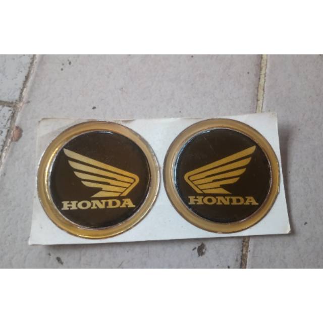 Jual Sticker Stiker Timbul Emblem Logo Honda Sayap Bulat Lingkaran