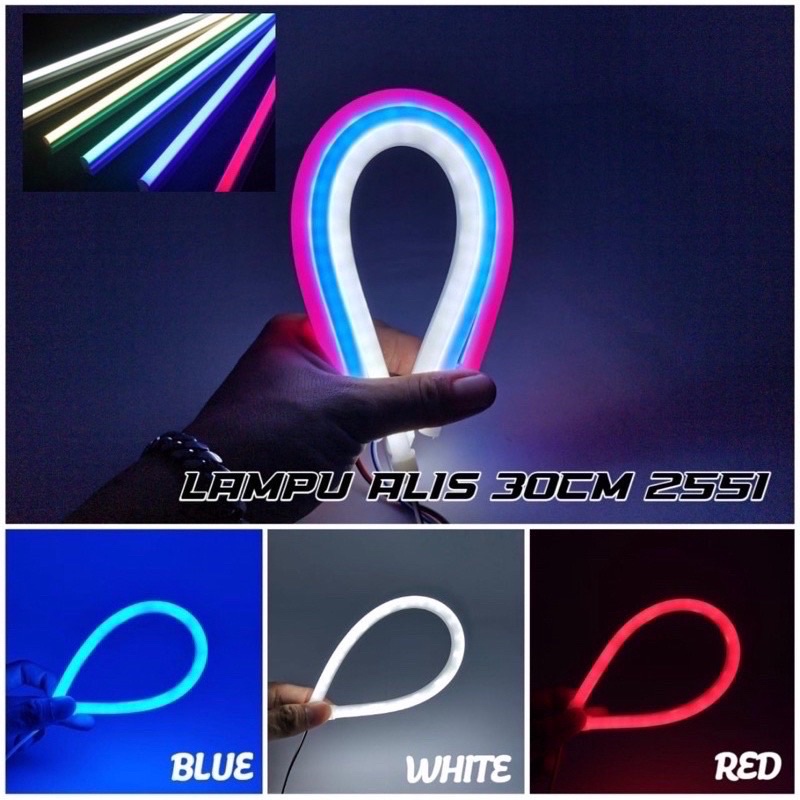 Jual Alis Lampu Led Variasi Ukuran 30 Cm Flexible Universal Semua Motor ...