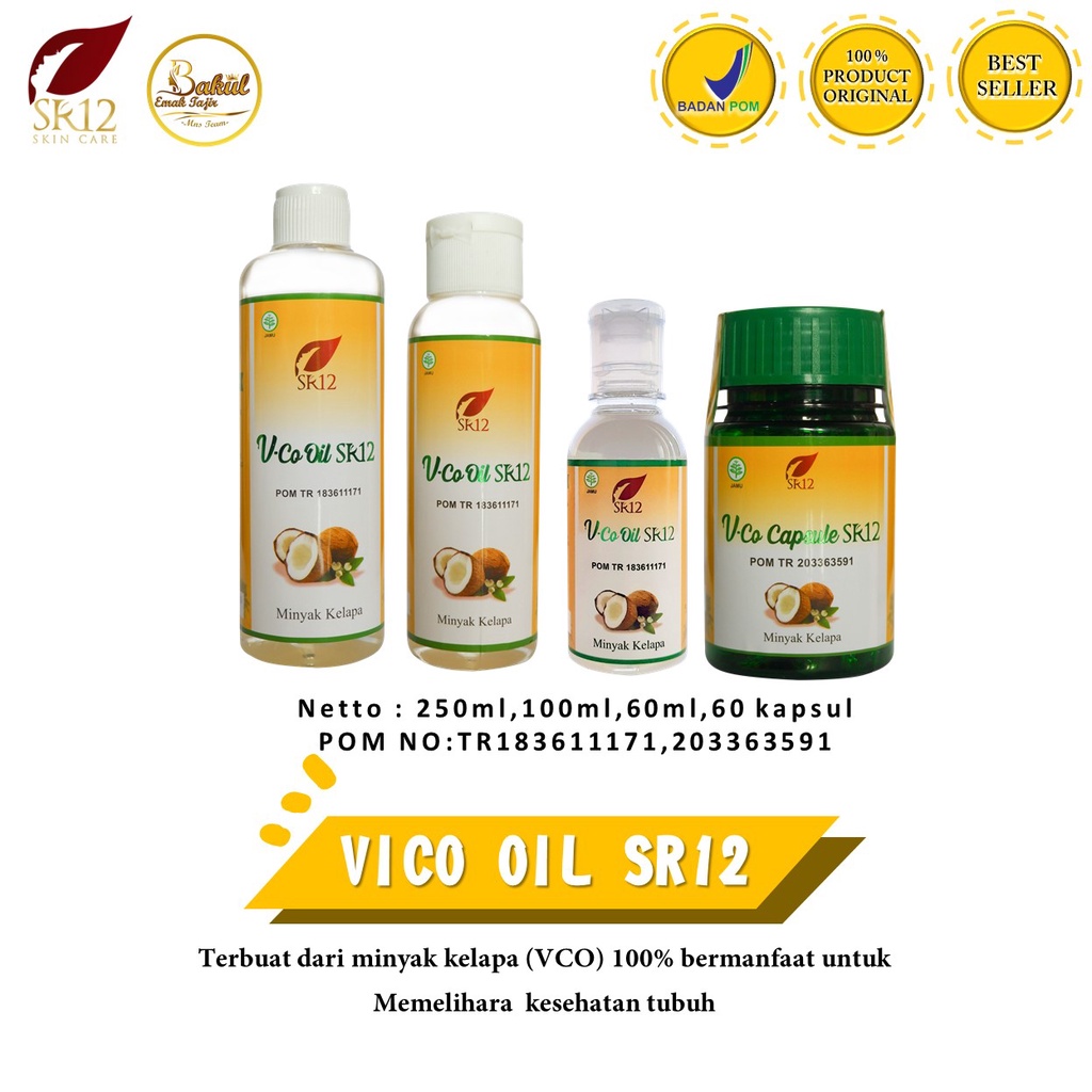 Jual Imun Booster Vco Minyak Kelapa Murni Sr Vico Virgin Coconut