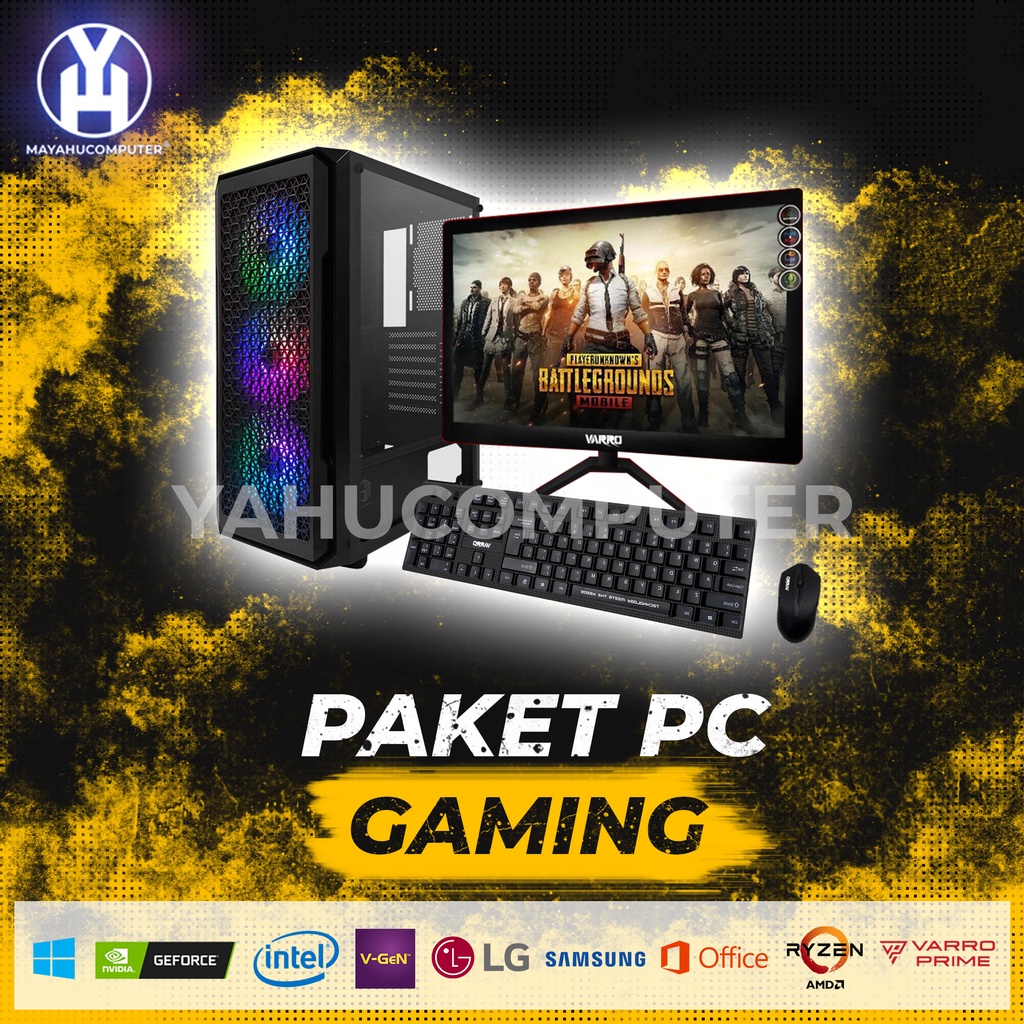 Jual Pc Gaming Fullset Amd Ryzen G Ssd Gb Lengkap Led