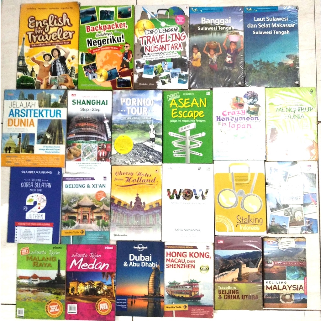 Jual Buku Travelling, Perjalanan, Tempat Wisata (2/3) | Shopee Indonesia