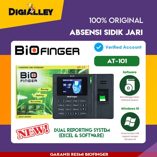 Jual Finger Print AT101 Mesin Absensi Bio Finger Absen Sidik Jari AT ...